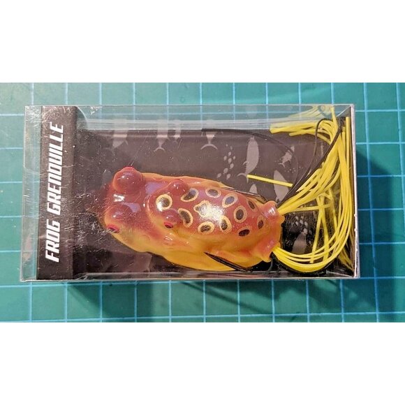 🎣Frog Fishing Lure Hook 2.5"  MAKO Grenouille w 6.5cm (Brawn) - Picture 2 of 2